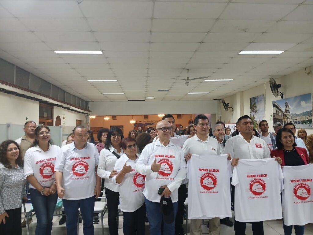 Raphael Valencia presentó su Plan de Gobierno y el Plan de Seguridad para Jesús María